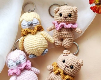 crochet bear, keychain bear, bomboniere, party