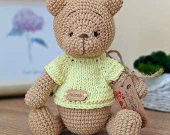 Bear  handmade toy bear ready to ship, Ukrainian toy