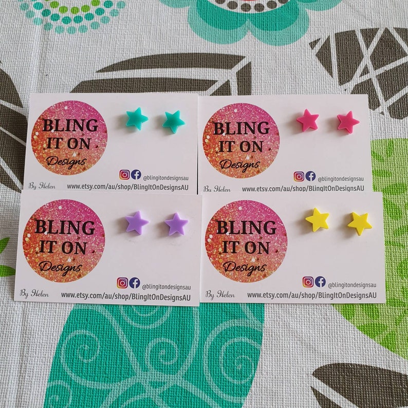 Children/'s Star Shaped Studs extra small studs children/'s studs gift studs. Kids studs earrings for children mini bling