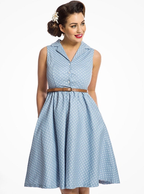 lindy bop polka dot dress