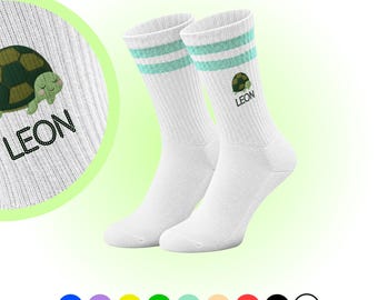 Sleepy Sock - Turtle - Personalized with Name