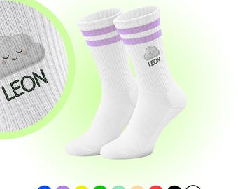Sleepy Sock - Cloud - Personalized with Name