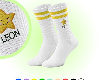 Sleepy Sock - Star - Personalized with Name