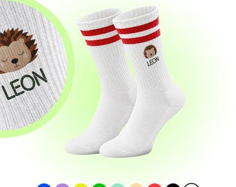Sleepy Sock - Hedgehog - Personalized with Name