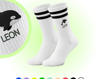 Sleepy Sock - Orca - Personalized with Name