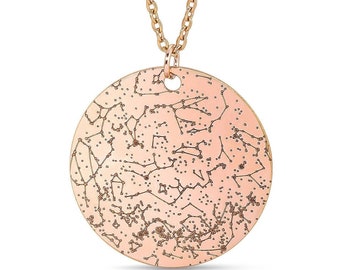 Star Map Jewelry - Custom Star Map Necklace – StarMapJewelry