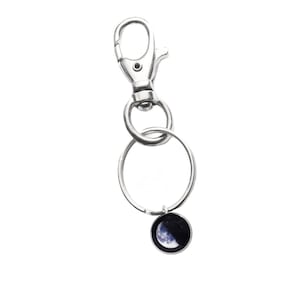 Custom Glowing Moon Phase Keychain