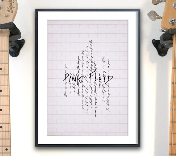 Pink Floyd Comfortably Numb Acrostic Lyrics Etsy