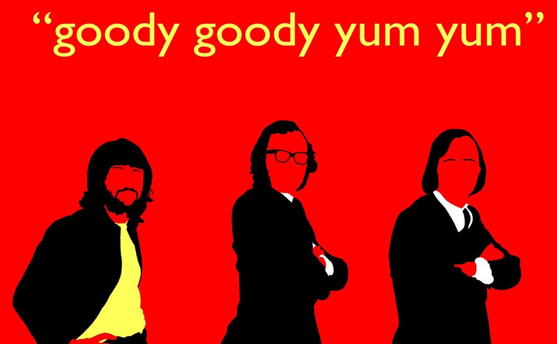 Goodies 'goody Goody Yum Yum' 1970s Minimalist Giclee Print A4, A3, A2 Unframed Etsy New Zealand