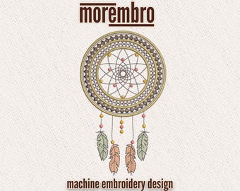 Stickdatei: Traumfänger im Boho Stil - 3 Größen digitale Datei für die Stickmaschine (embr014)