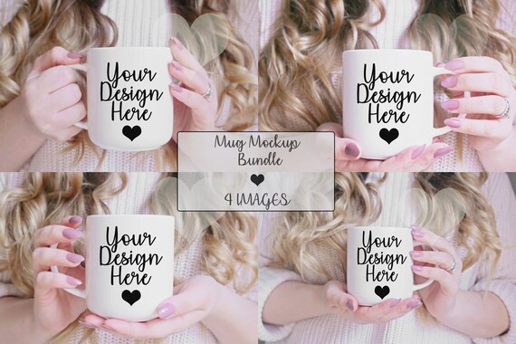 White Mug Mockup Mug Mockup Bundle Blank Mug Product