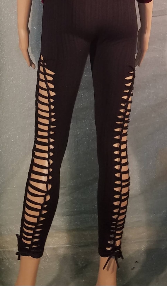 Inexpensive Braided Leggings Many Colors Cutout Custom Casual