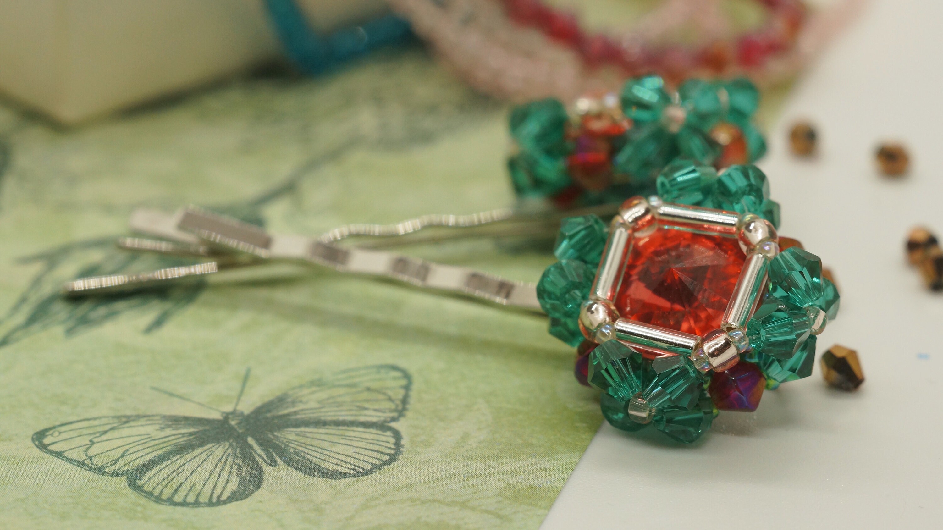 Decorative bobby pins Hair clips for long hair Hair clips for Etsy