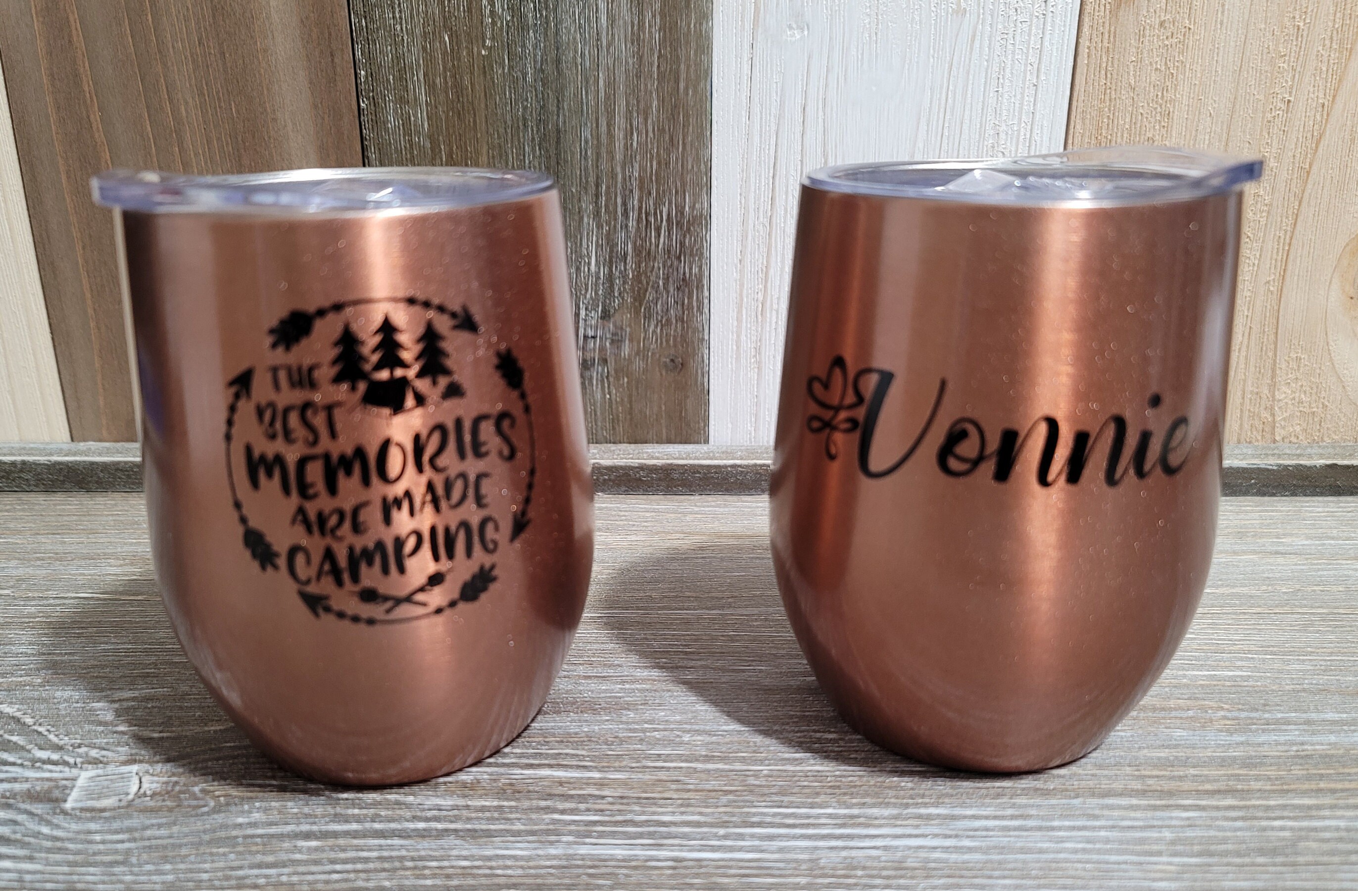 CAMPING WINE TUMBLER Personalized the Best Memories Are Made - Etsy