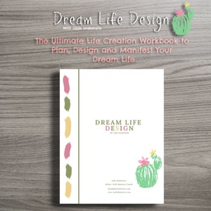Reset Your Mindset Workbook-Dream Life Design-Design Your Dream Life, Manifest Your Desires, Plan Your Goals, Remove Limiting Beliefs