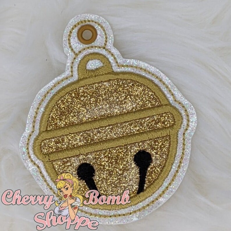 Mini Bell Rope Key Flob Bell Key Fob and Eyelet, ITH, Machine Embroidery - DIGITAL DOWNLOAD - Etsy