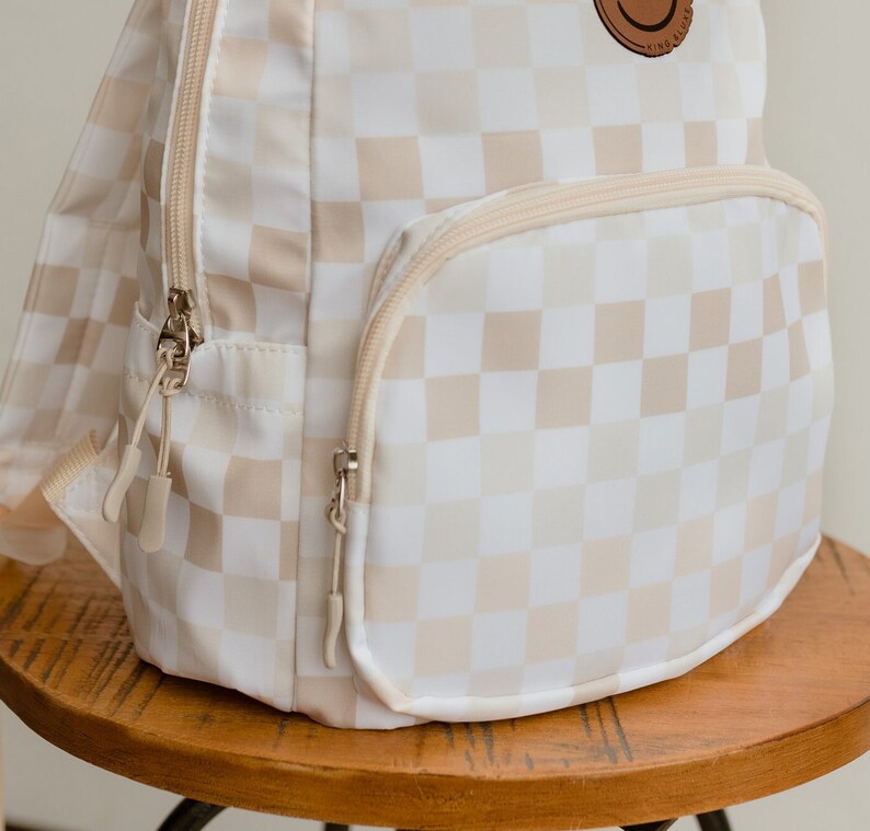 Checkered Toddler Backpack - Etsy