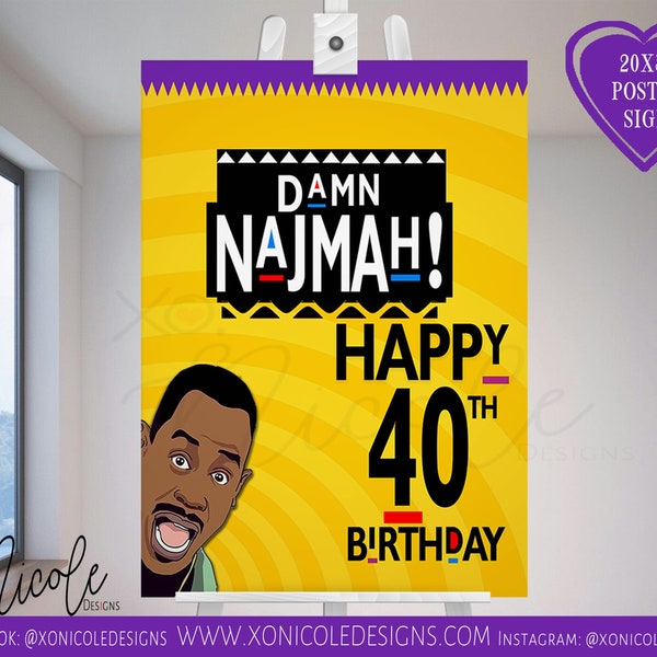 Martin Welcome Sign - Poster - Welcome Sign - Martin Party Banner - Martin Banner - Martin Birthday - Martin Sitcom Background - 90's Theme