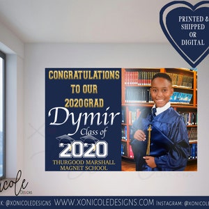 Graduation Banner - Quarantine Grads - Graduation Backdrop - Quarantine - Virtual Party - Graduation Party - Step and Repeat - Sign - Poster