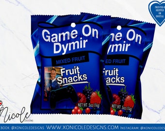 Game On Theme Fruit Snacks Favors - Fruit Snacks - Gamer Birthday Party - Gamer - Video Game Theme Favors - Candy Favors - Party Favors