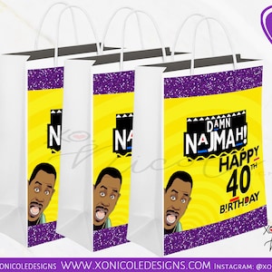 Martin Theme Party Favor Bags - Candy Bags - Birthday Party Favors - Martin Party - Martin Gift Bags - Martin Birthday Party - Thème des années 90