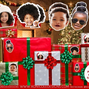 Custom Face Stickers - Personalized Face Stickers - Christmas Stickers - Baby Stickers - Picture sticker - wedding sticker - Favor Labels