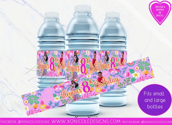 Encanto Water Bottles - Favor Water Bottles - Encanto Birthday Party -  Encanto Favors - Encanto Party - Water Bottle Labels