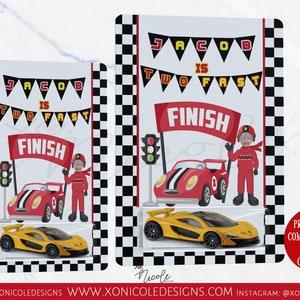 Two Fast Race Car Favors - Race Car Party - Race Car Party Toy Favor - Fast One Favor - Favor Gifts - Wheelie - Racing - Boy Birthday