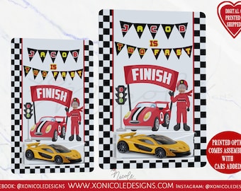 Dos favores de coches de carreras rápidos - Fiesta de coches de carreras - Favor de juguete de fiesta de coches de carreras - Favor rápido - Regalos de favor - Wheelie - Carreras - Cumpleaños de niño