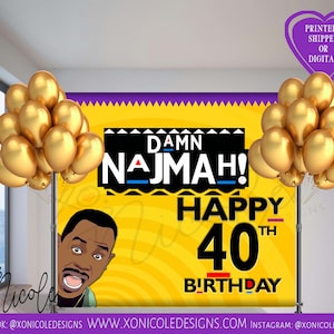 Martin Birthday Backdrop - Martin Sitcom Backdrop - 90&#39;s Theme - Photo Backdrop - Birthday Party - Step and Repeat - Backdrop - Printed