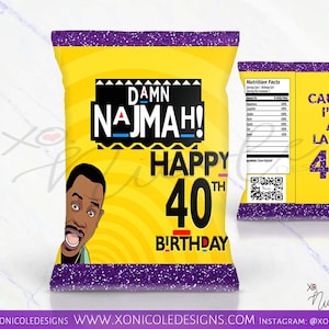 Martin Chip Bags - Chip Bags - Martin Theme Show - Martin Birthday - Adult Birthday - Martin Sitcom - Martin Favors - 90&#39;s Theme