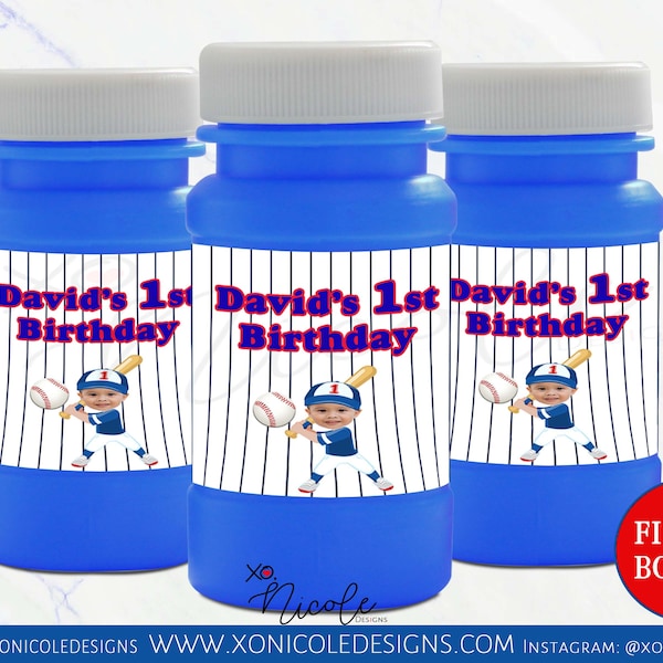 Baseball Bubbles Etsy