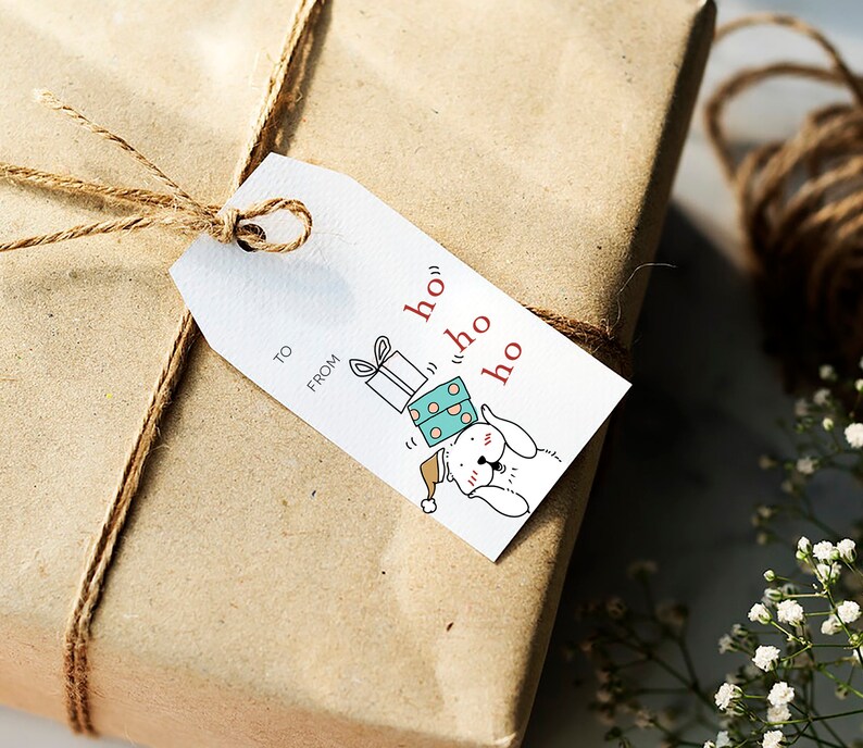 Printable Christmas Gift Tags for Kids Holiday Gift Tags DIY - Etsy