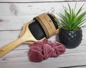 Made with bamboo paddle hair brush eco friendly environmentally friendly hair accessories