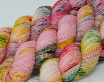 Jingle, Hand Dyed BFL Nylon Sock Yarn