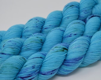 Splash, Hand Dyed Merino Nylon Sock Yarn