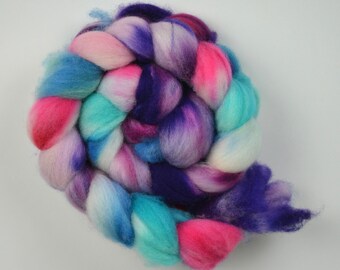 100g Hand Dyed Superwash BFL  Spinning Fibre