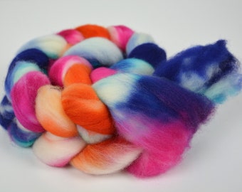 100g Hand Dyed Superwash Merino Spinning Fibre