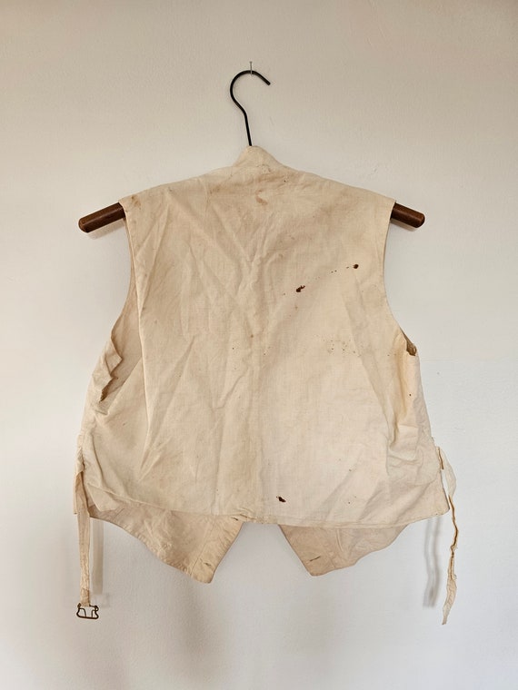 Antique Distressed Double Breasted Vest - image 4