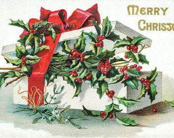 Digital Vintage Christmas Card (1906) #13