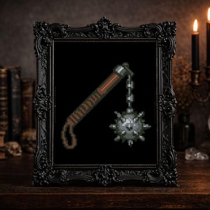 Mittelalterliches Dreschflegel Kreuzstichmuster | Victorian Gothic Stickerei | Sofortiger digitaler Download #35