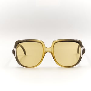 SAPHIRA 52 18 Optyl Vintage Designer Sunglasses 1970s Made in Germany Acetate Metal Combination / NOS Eyewear for Men & Women New Old Stock