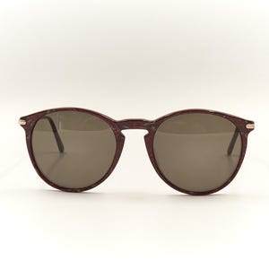 MENRAD by FMG Mod 257 Handmade in Germany Acetate Vintage Designer Round Sunglasses for Men and Women / New Old Stock / NOS