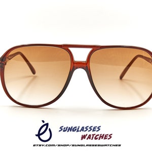OPTUS 09 Acetate Double Bridge Vintage Designer Sunglasses for Men / Made in Italy / New Old Stock / NOS Eyewear