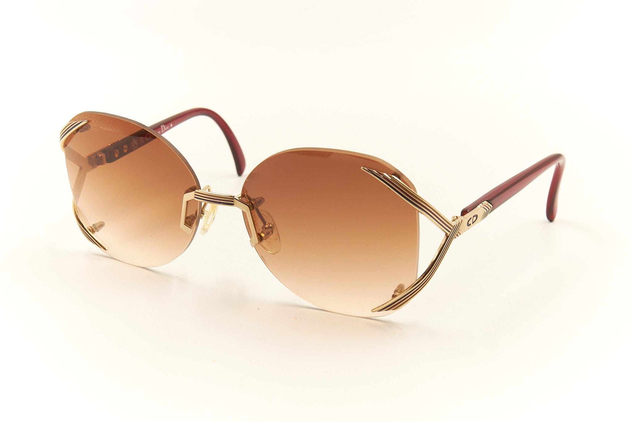CHRISTIAN DIOR CD 2289 48 Rimless Metal Optyl Combo Vintage  display picture 1