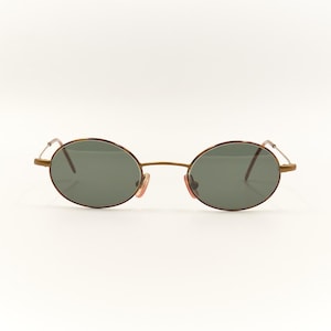 OPTIK Vintage Small Oval Sunglasses Made in Germany / Eyewear for Men & Women / NOS New Old Stock