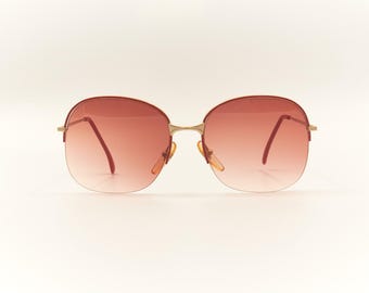 APOLLO OPTIK 2000s 26781 56 18 Vintage Made in Germany Aviator Sunglasses / Good Condition with New Sunglasses Lenses