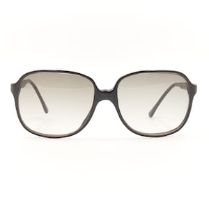 BREV LASTES 486 Vintage Acetate Rectangular Sunglasses with Persol Style Temples Made Italy / Preowned Condition with New Replacement Lenses
