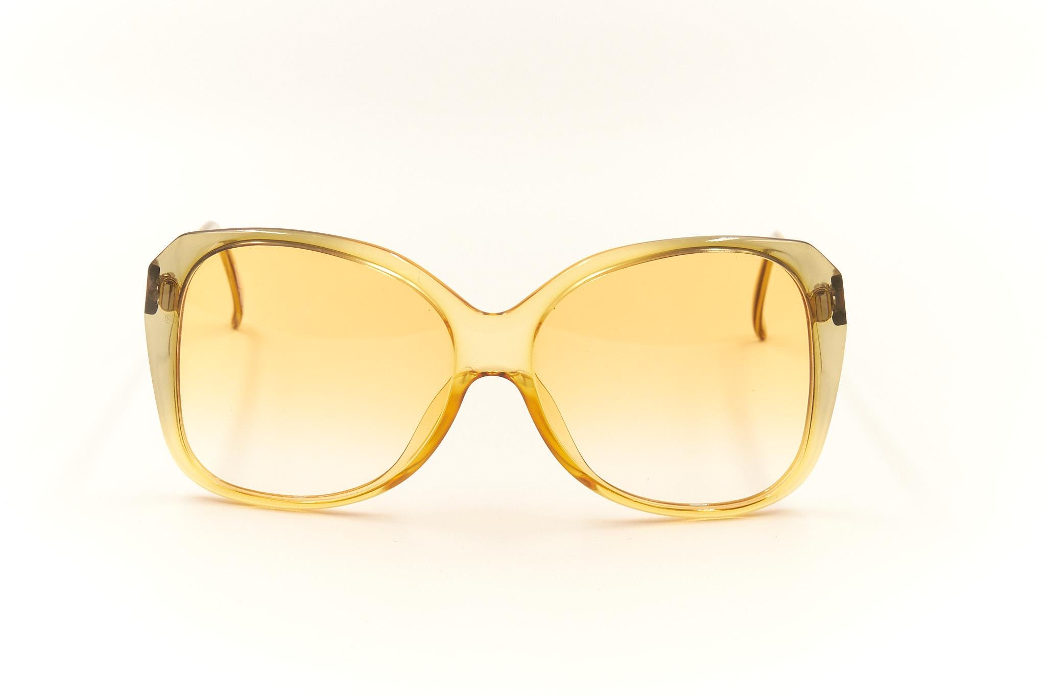 80s Optyl Christian Dior Germany 2603A Oversized Sunglasses Yellow Black CD logo VINTAGE CHRISTIAN DIOR MONSIEUR 2102 OPTYL 1980 SUNGLASSES  main image 3