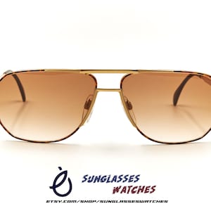 SILHOUETTE M7119 59 14 Double Bridge Vintage Sunglasses Made in Austria / NOS Eyewear for Men & Women / New Old Stock with New Lenses